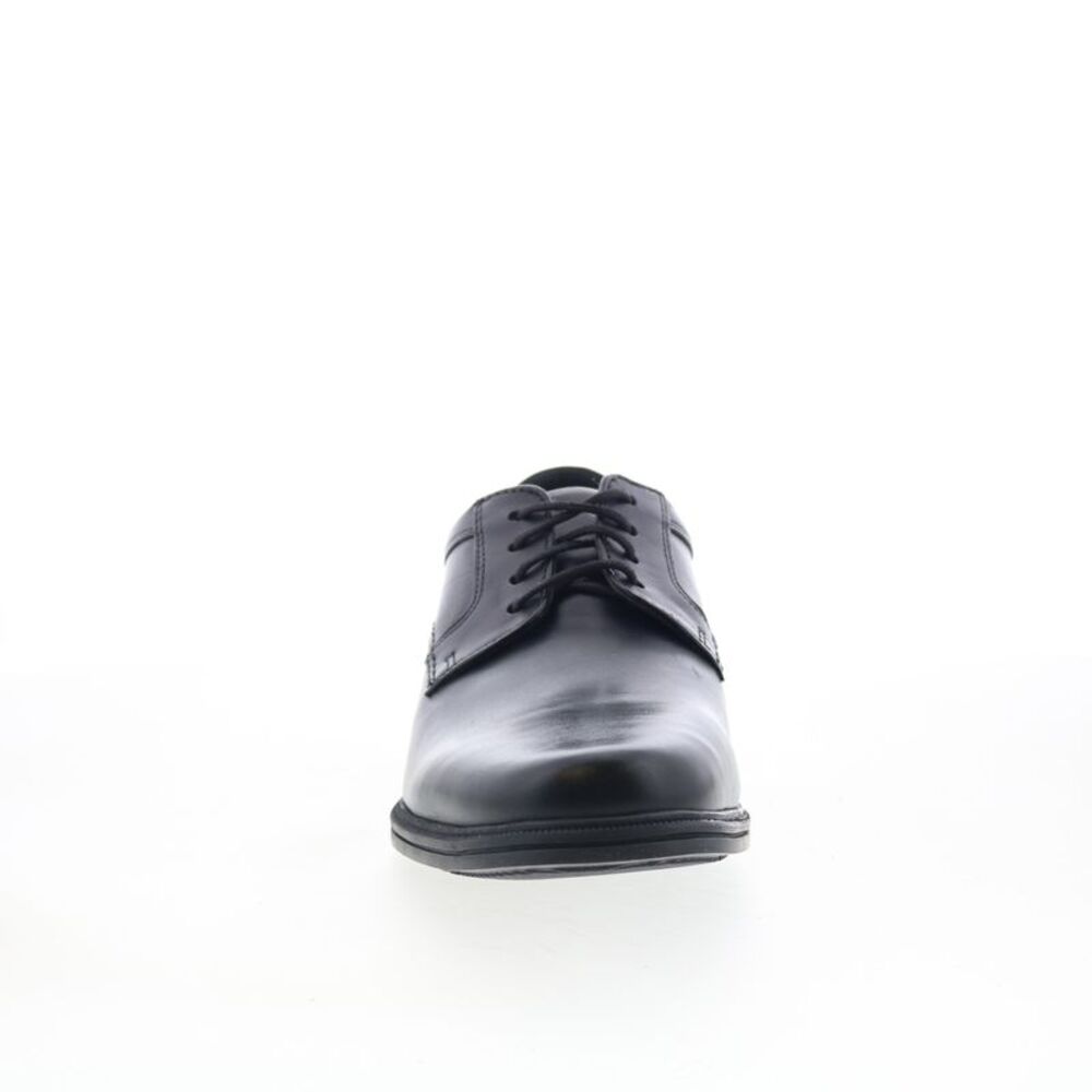 Rockport Mens Robinsyn Waterproof Plain Toe Black Shoes (NWT) - Picture 3 of 7
